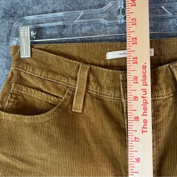 LEVI'S '94 Baggy Corduroy Pants Dijon / Golden Brown Size 25 - Picture 8 of 12